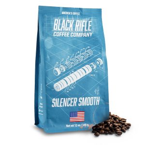 Black Rifle Coffee Company Gunship Roast (Light Roast) Whole Bean Coffee, 12 Ounce Bag of Coffee Beans, Light Roast Coffee Beans, Light Caramel Tasting Notes and an Ultra Smooth Finish