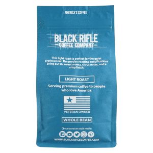 Black Rifle Coffee Company Gunship Roast (Light Roast) Whole Bean Coffee, 12 Ounce Bag of Coffee Beans, Light Roast Coffee Beans, Light Caramel Tasting Notes and an Ultra Smooth Finish - Image 3