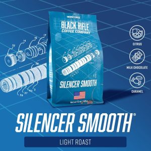 Black Rifle Coffee Company Gunship Roast (Light Roast) Whole Bean Coffee, 12 Ounce Bag of Coffee Beans, Light Roast Coffee Beans, Light Caramel Tasting Notes and an Ultra Smooth Finish - Image 5
