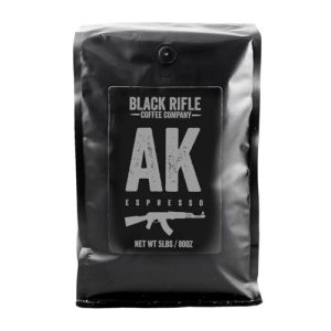 Black Rifle Coffee Company Just Black, Medium Roast Ground Coffee, 5 lb Bag