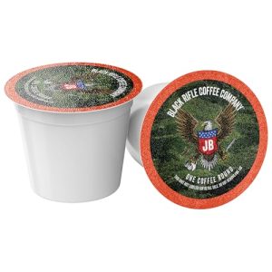 Black Rifle Coffee Company Just Black, Medium Roast Coffee Pods, 12 Single Serve Coffee Pods - Image 2
