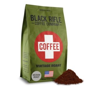 Black Rifle Coffee Company Vintage Roast, Medium Roast Ground Coffee, 12 OZ Bag