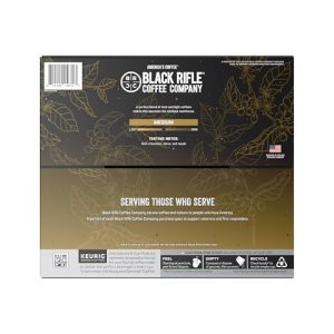 Black Rifle Coffee Company AK Espresso, Medium Roast K Cups, 50 Single Serve Coffee Pods - Image 2