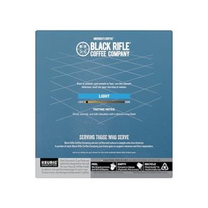 Black Rifle Coffee Company Silencer Smooth, Light Roast Coffee Pods, 32 Single Serve Coffee Pods - Image 6