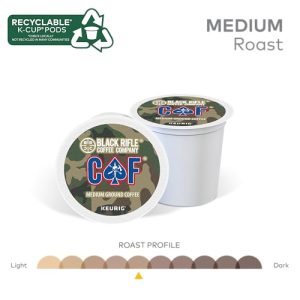 Black Rifle Coffee Company CAF, Medium Roast K Cups, 12 Single Serve Coffee Pods - Image 3