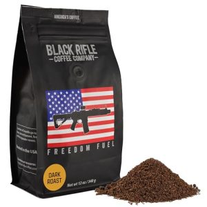 Black Rifle Coffee Company Freedom Fuel, Dark Roast Ground Coffee, 12 OZ Bag