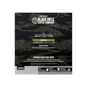 Black Rifle Coffee Company Medium Roast K Cups - Single Serve K Cups Coffee Pods - Kcup Pods Compatible with Keurig 1.0 & 2.0 - Made from Arabica Beans (Just Black, 32 Count) - Image 2