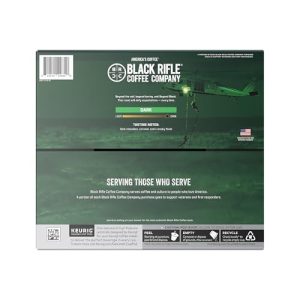 Black Rifle Coffee Company Beyond Black, Dark Roast K Cups, 50 Single Serve Coffee Pods - Image 2