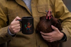 Black Rifle Coffee Company Tacticock Mug u2013 Funny Mug for Dad, Stainless Steel Cup with Patriotic Rooster Design u2013 Unique Gifts for Dad and Coffee Lovers - Black, 14 oz - Image 3
