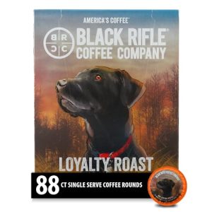 Black Rifle Coffee Company, Single Serve Coffee Pods, Loyalty Roast, Light Roast, 88 Count