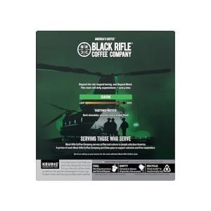 Black Rifle Coffee Company, K cups, Single Serve Coffee Pods, Beyond Black, Dark Roast Coffee Pods, 32 Count - Image 3