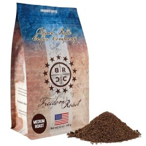 Black Rifle Coffee Company Freedom Roast, Medium Roast Ground Coffee, 12 OZ Bag