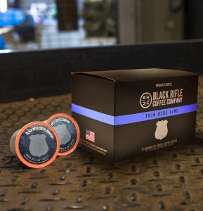 Black Rifle Coffee Company Thin Blue Line, Medium Roast K Cups, 12 Single Serve Coffee Pods - Image 3