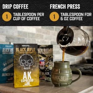 Black Rifle Coffee Company AK Espresso, Medium Roast Ground Coffee, 12 OZ Bag - Image 7