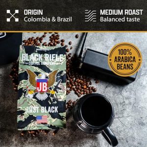 Black Rifle Coffee Company Just Black, Medium Roast Ground Coffee, 18 OZ Bag - Image 3