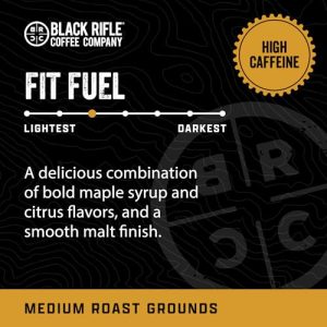 Black Rifle Coffee Company Fit Fuel, Medium Roast Ground Coffee, 12 OZ Bag - Image 2