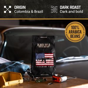 Black Rifle Coffee Company Freedom Fuel, Dark Roast Ground Coffee, 12 OZ Bag - Image 3