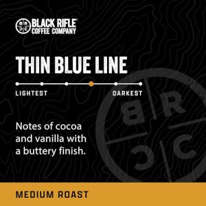 Black Rifle Coffee Company Thin Blue Line, Medium Roast K Cups, 12 Single Serve Coffee Pods - Image 2