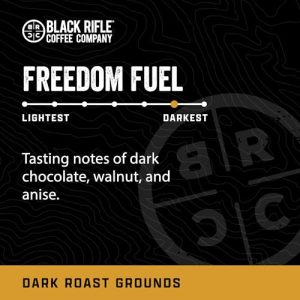 Black Rifle Coffee Company Freedom Fuel, Dark Roast Ground Coffee, 12 OZ Bag - Image 2