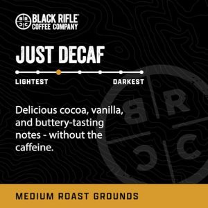 Black Rifle Coffee Company Ground (Just Decaf (Medium Roast, 12 Ounce) - Image 2