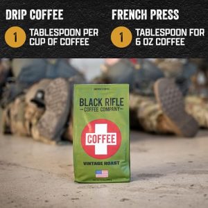 Black Rifle Coffee Company Vintage Roast, Medium Roast Ground Coffee, 12 OZ Bag - Image 7