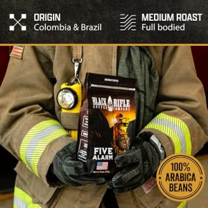 Black Rifle Coffee Company Five Alarm, Medium Roast Ground Coffee, 12 OZ Bag - Image 3