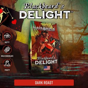 Black Rifle Coffee Company Blackbeard's Delight, Dark Roast Whole Coffee Beans, 12 OZ Bag - Image 3
