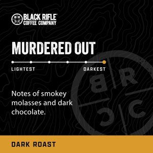 Black Rifle Coffee Company Murdered Out (Extra Dark Roast) Whole Bean Coffee, 12 Ounce Bag of Coffee Beans, Extra Dark Roast Coffee Beans, Extra Dark Roast With Bold Aroma and Smoky Flavors - Image 2