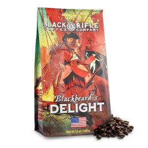 Black Rifle Coffee Company Blackbeard's Delight, Dark Roast Whole Coffee Beans, 12 OZ Bag