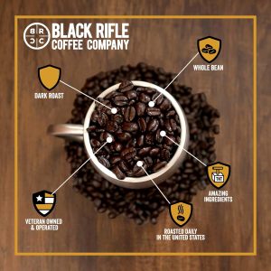 Black Rifle Coffee Company Beyond Black, Dark Roast Whole Coffee Beans, 12 OZ Bag - Image 4